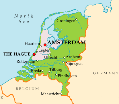 Holland-map