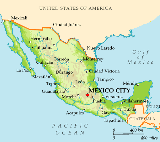 Mexico-map