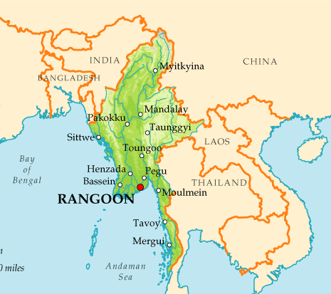 Myanmar-map