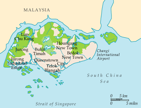 Singapore-map