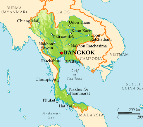 Thailand-map