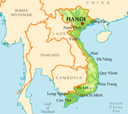 Vietnam-map