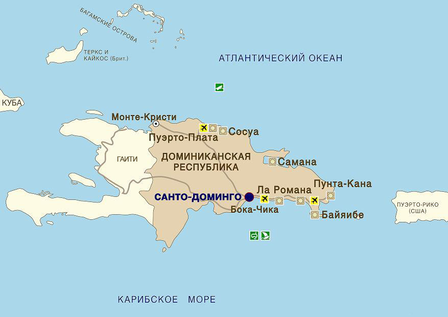 dominicana map