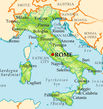 italy map